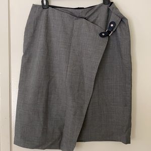 Lafayette 148 New York gray skirt